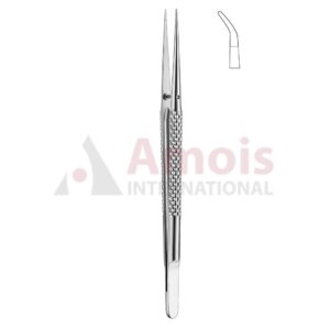 Toledo Micro Suture Forceps Curved Smooth Jaw Ergonomic Handle