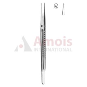 Toledo Micro Forceps 1x2 Teeth Straight Ergonomic Handle