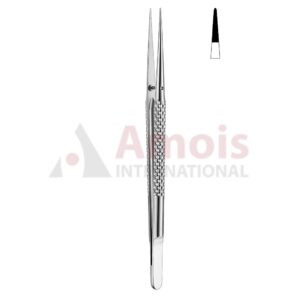 Toledo Micro Suture Forceps Straight Diamond Coated Jaws Ergonomic Handle