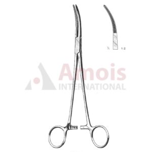 Toennis Hemostatic Forceps 1x2 Teeth Curved