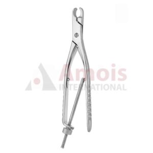 Ulrich Bone Holding Forceps Straight With Ratchet And Thread Fixation