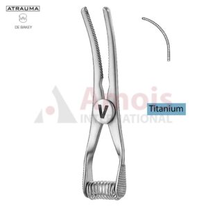 Bulldog Clamp Vein Titanium Atraumatic Strong Curved