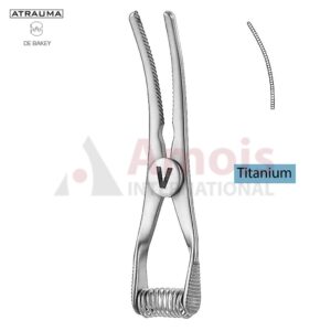 Bulldog Clamp Vein Titanium Atraumatic Slightly Curved