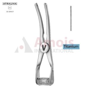 Bulldog Clamp Vein Titanium Atraumatic Straight