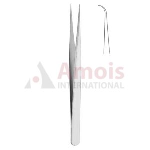 Vise Micro Suture Tying Forceps Curved 0.3mm
