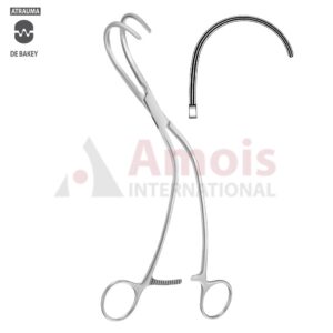 WEBER Forceps Atraumatic Curved to Left