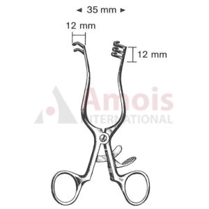 Weitlaner Retractor Sharp/Blunt 11.5cm