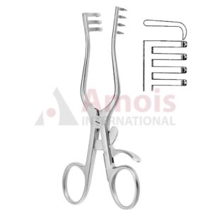 Weitlaner Self Retaining Retractor 14cm Blunt 3 X 4 Prong