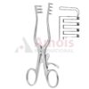 Weitlaner Self Retaining Retractor 16.5cm Blunt 3 X 4 Prong
