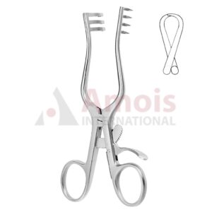 Weitlaner Self Retaining Retractor 13cm Blunt 3 X 4 Teeth