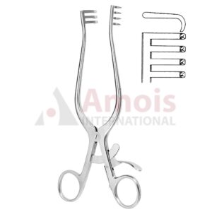 Weitlaner Self Retaining Retractor 20cm Sharp 3 X 4 Prong