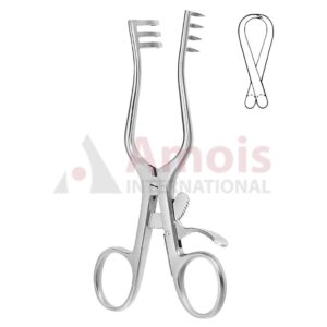 Weitlaner Self Retaining Retractor 13cm Sharp 3 X 4 Teeth
