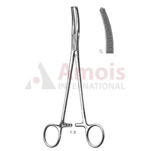 Wertheim Hysterectomy Forceps Slightly Curved 22cm