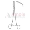 Wertheim Hysterectomy Forceps 22cm Curved De-Bakey Serration