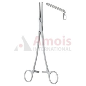 Wertheim Hysterectomy Forceps 22cm Curved De-Bakey Serration