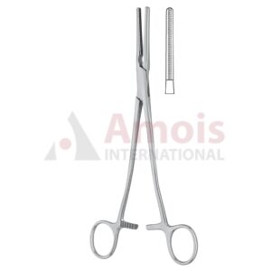 Wertheim Hysterectomy Forceps 25cm Straight De-Bakey Serration