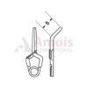 YASARGIL Aneurysm Clips, Standard, Temporary, 5mm Angled 45 Degree, Closing Force 110 gms, Opening 6.2mm