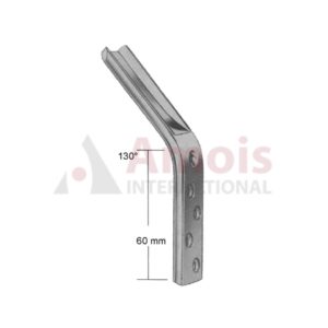 Angle Plate 130 Deg, Compression 4 Holes, Length of Plate 60 mm