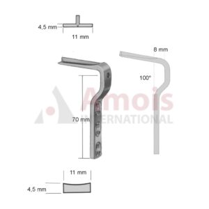 Plate 100 Deg Children Solid Holes