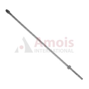 Flexible Reamer, Coupling Din 58809, Round Head, with Coupling Nut