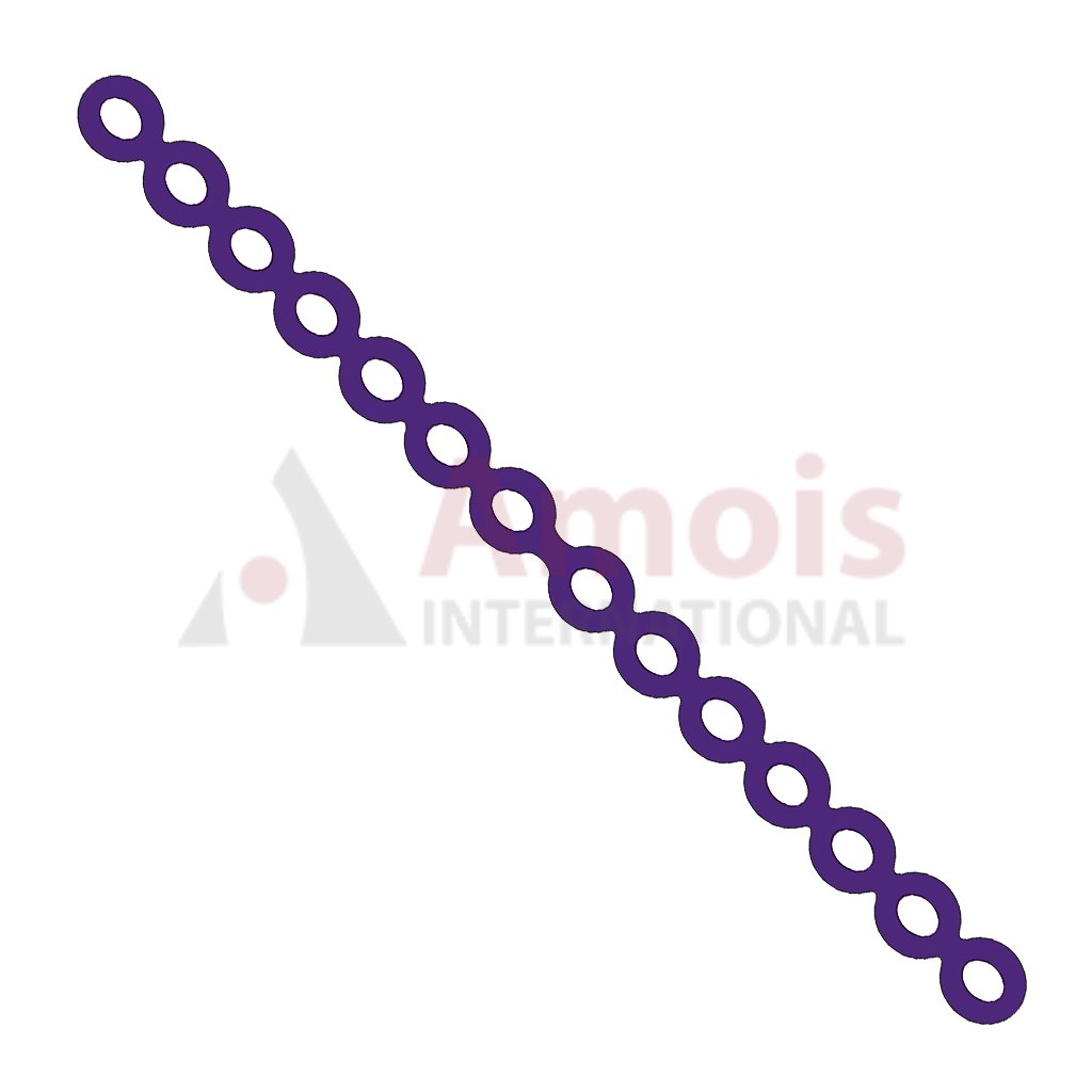 Fracture Plate Straight 2.3mm, Titanium, 14 Holes, 2.0mm Web, Profile 1.5mm