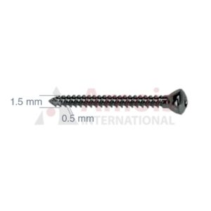 Fullthreaded Cortical Screw Dia. 1.5mm, Long, Self-Tapping