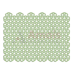 Grid Plate, Titanium 60.0 X 40.0 X 0.6mm P=1 Piece