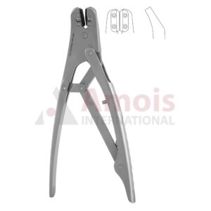 Hercules Cutter Double Action 9?, Tungsten Carbide Jaws, Silicone inserts, Maximum Capacity 3.0mm [.118?] Titanium Alloy Pins