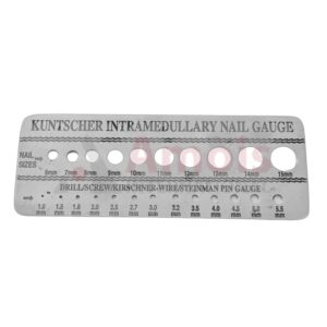 Kuntscher Nail Gauge 10x5 cm