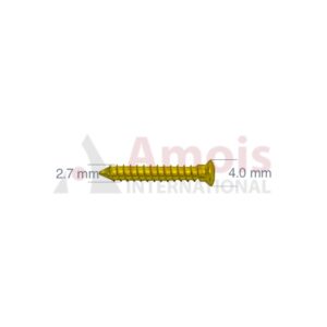 Mandibular Emergency Screw with Fully Threaded, Titanium, Dia. 3.0mm