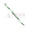 Medium Plate Straight 1.6mm, Titanium, 18 Holes, Profile 0.6mm P=5 Piece