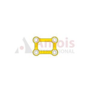 Mini Rectangular Plate 2.0 mm, Titanium, 2x2 Holes, Profile 1.0mm P=5 Piece