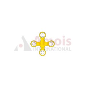 Mini-X Plate 2.0mm, Titanium, 4 Holes, Profile 1.0mm P=5 Piece