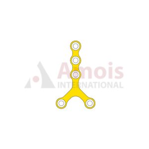 Mini Y-Plate 2.0 mm, Titanium, 5 Holes, Profile 0.75mm P=5 Piece