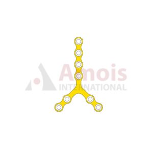 Mini Y-Plate 2.0 mm, Titanium, 8 Holes, Profile 0.75mm P=5 Piece