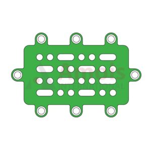 Neuro Sub-Temporal Plate 1.6mm, Bore Spacing 34.0/21.0mm