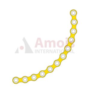 Orbital Plate 2.0mm, Titanium 12 Holes, Profile 0.6mm P=5 Piece