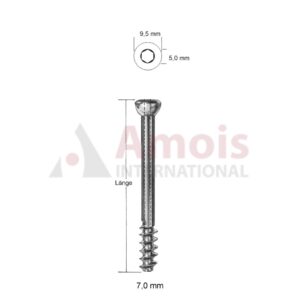 Screw Cannulated 7 mm 16thrd