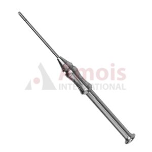 Screw Driver 15cm (6"), Turnable, Self-Retaining, for Titanium Cross Head Screws Dia. 1.2mm
