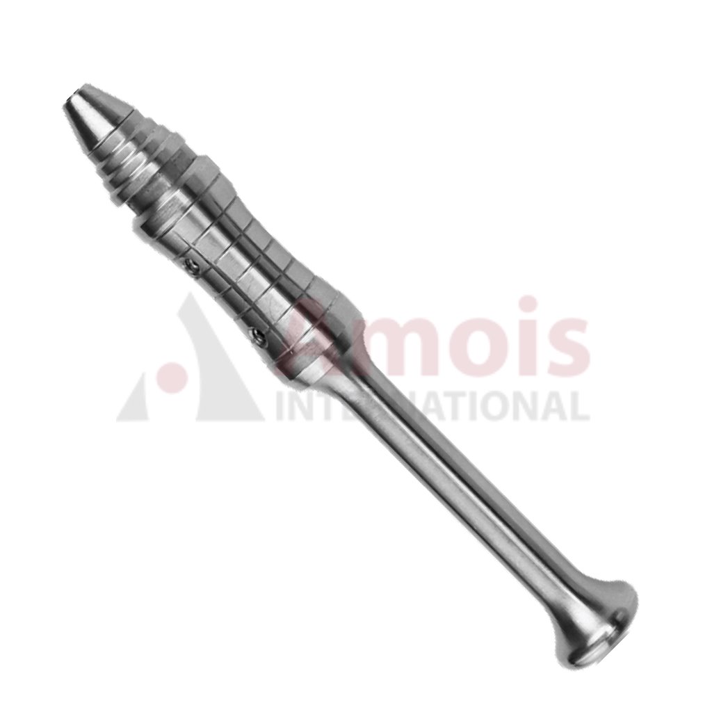 Screw Driver Handle 10.5cm (4 1/4"), Turnable, with Hexagon Connection, for Dia. 1.7mm and Dia. 2,3mm Screwdriver Blades