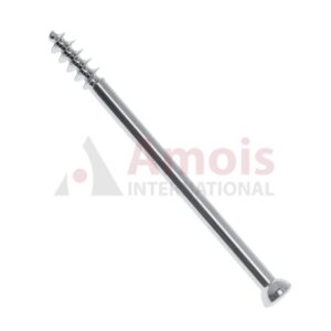 Short Threaded Cancellous Screw, Dia. 6.5mm, Thread Length 16.0mm
