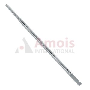 Tap 12.5cm (5"), AO-Shaft, Short Thread, for Cancellous Screws Dia. 4.5mm, Thread Pitch 1.75mm