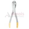 Wire Cutting Plier 18.5cm, TC for Soft Wires Up to Dia. 2.5mm for Hard Wires Up To Dia. 1.5mm