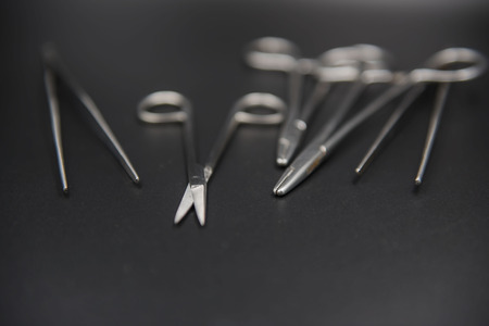 Top 5 surgical needle holders by Amois International including Mayo-Hegar, Olsen-Hegar, Crile-Wood, Castroviejo, and Mathieu for importers and distributors
