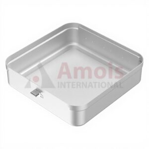 Bottom for Sterilization Container, silver, Bottom non-perforated