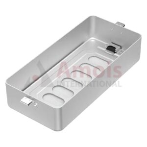 Bottom for Sterilization Container, silver, Bottom perforated