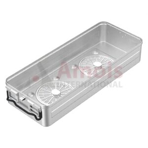 Bottom for Sterilization Container, Silver, Bottom Perforated