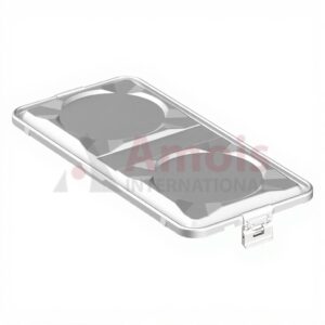 Container Lid Silver for Storage Disposal Container 585x285mm