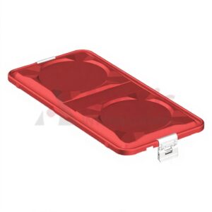 Container Lid Red for Storage Disposal Container 585x285mm