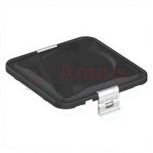 Container Lid Black for Storage Disposal Container 295x280mm